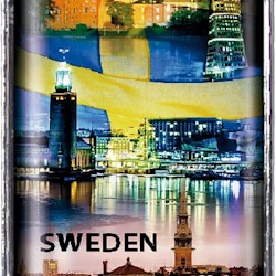 Tändare Sverige och flagga