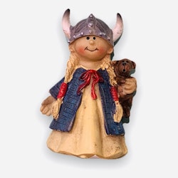 Hand-painted viking figure: Girl, 8.5cm