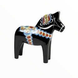 Original Dala Horse Black