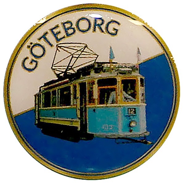 Pin Gothenburg tram
