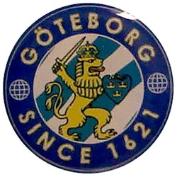 Pin, Göteborgs vapen rund 19 mm