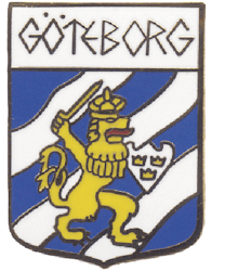 Pin Gothenburg coat of arms shield
