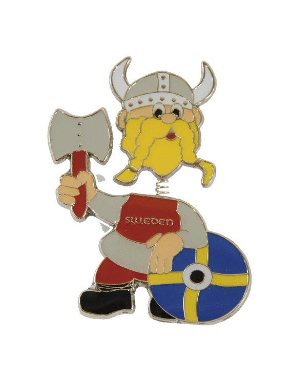 Magnetic viking with movable head