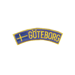 Broderi tygmärke Göteborg, Svensk flagga