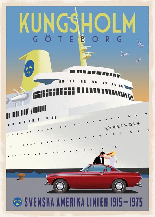 Postcard: Kungsholm Göteborg, 13x18cm