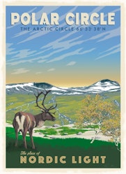 Postkarte: Polarkreis, (3 Varianten)