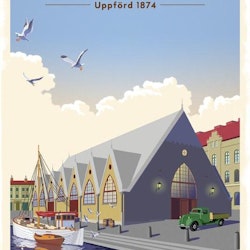 Postcard: Feskekörka Göteborg, (3 varianter)
