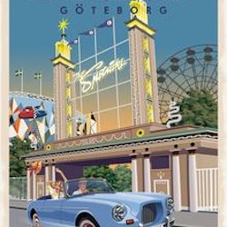 Postkarte: Liseberg Göteborg, 3 Varianten