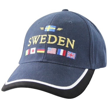Caps Sweden, flags