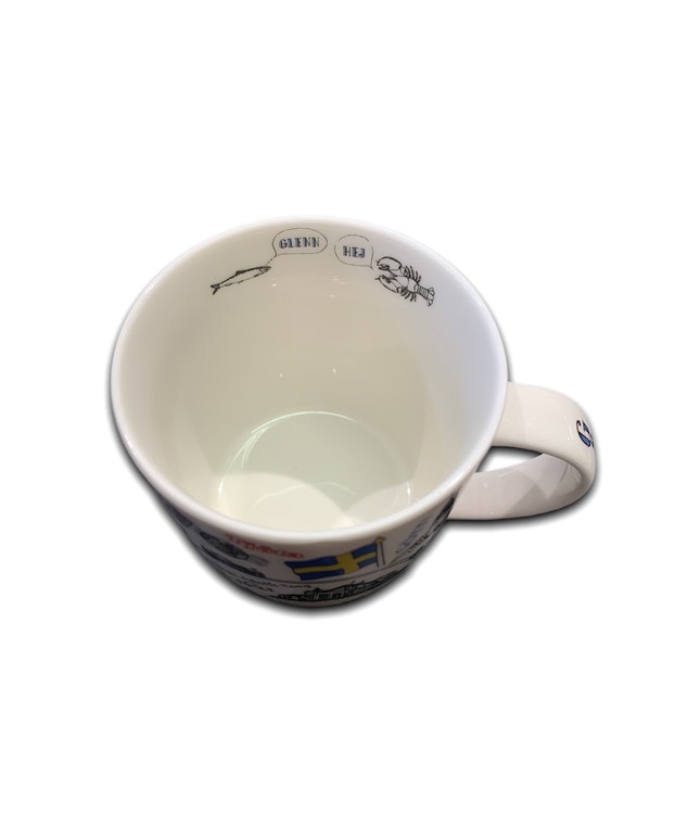 Mug Gothenburg drawings, 37cl