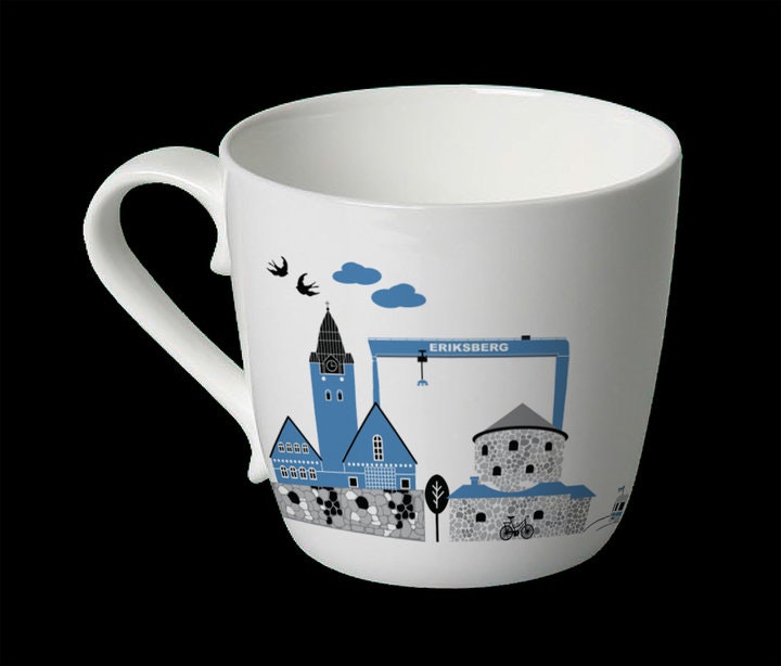Mug with Gothenburg motif Chinabon porcelain