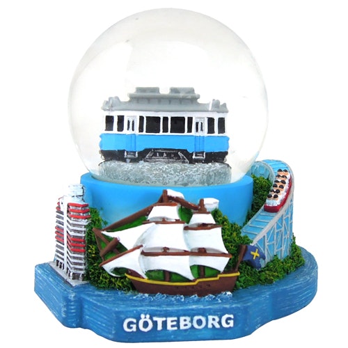 Water globe Gothenburg Tram 65mm