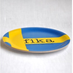 Coasters edge, Fika and Swedish flag