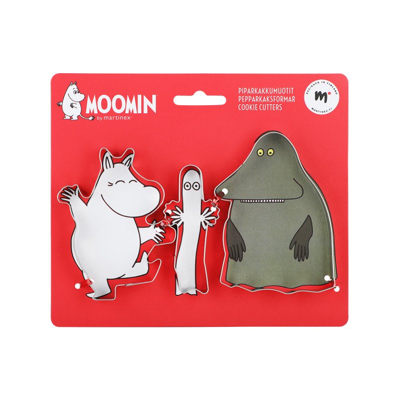 Moomin pepparkaksformar, 3 st i pack