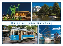 Postcard: Gothenburg, 148 x 105 mm