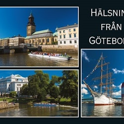 Postcard: Gothenburg, 148 x 105 mm