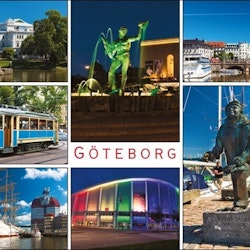 Vykort: Göteborg, 148 x 105 mm