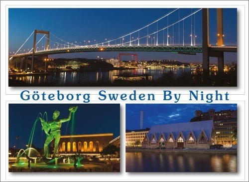 Postcard: Gothenburg, 148 x 105 mm