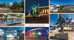 Postcard: Gothenburg, 148 x 105 mm