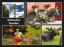 Postkarte: Schweden, 148 x 105 mm