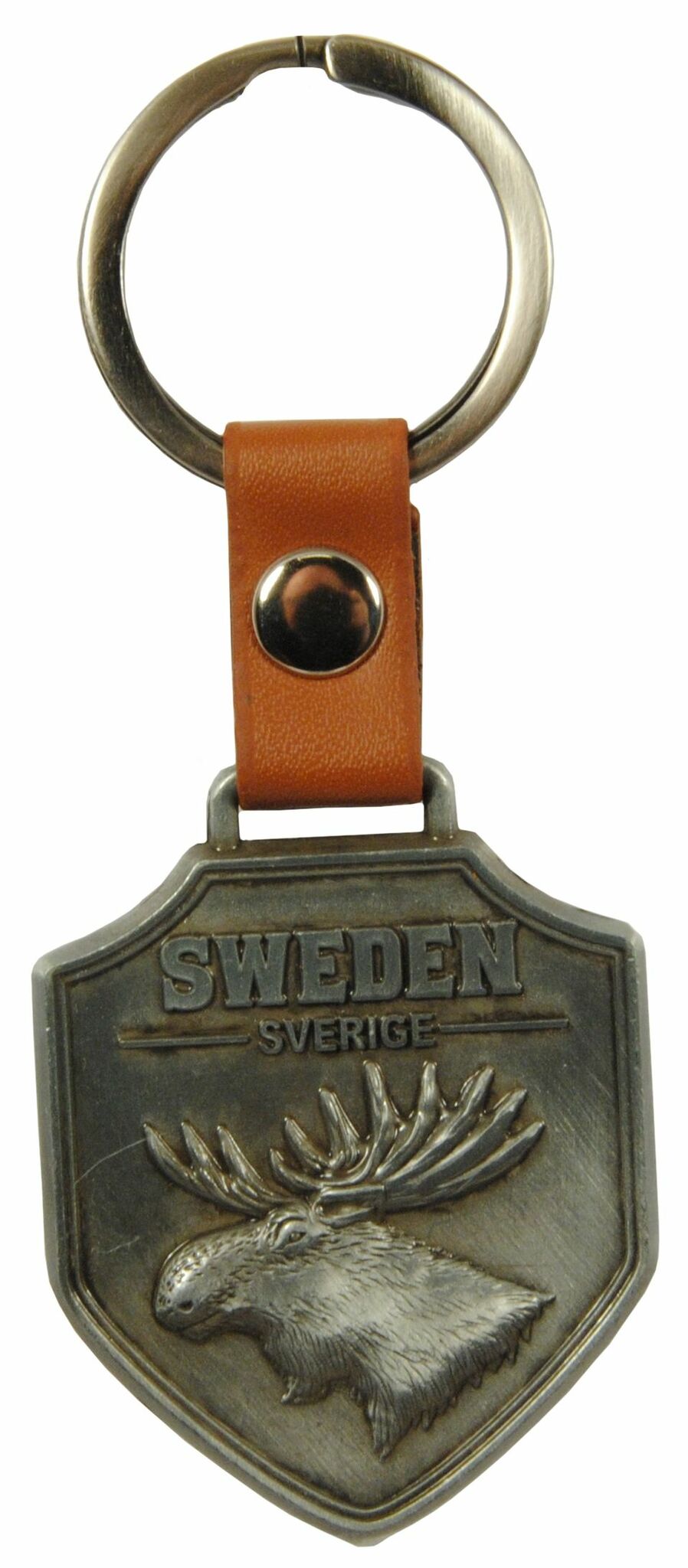 Schlüsselanhänger Schild Schweden Elch