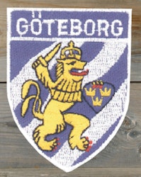 Broderat märke Göteborg vapen