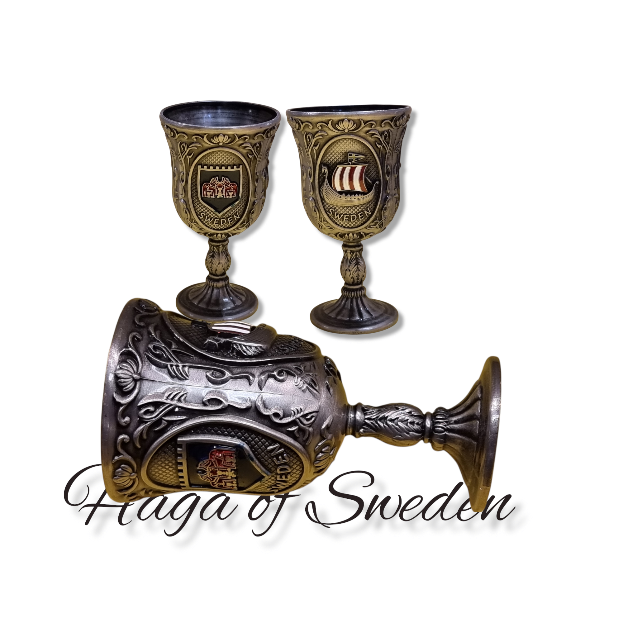 Schnapsglas Metall Viking