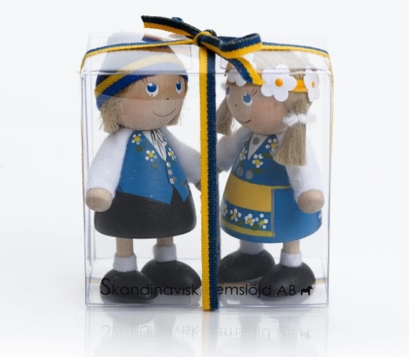 Sweden girl / boy in gift box