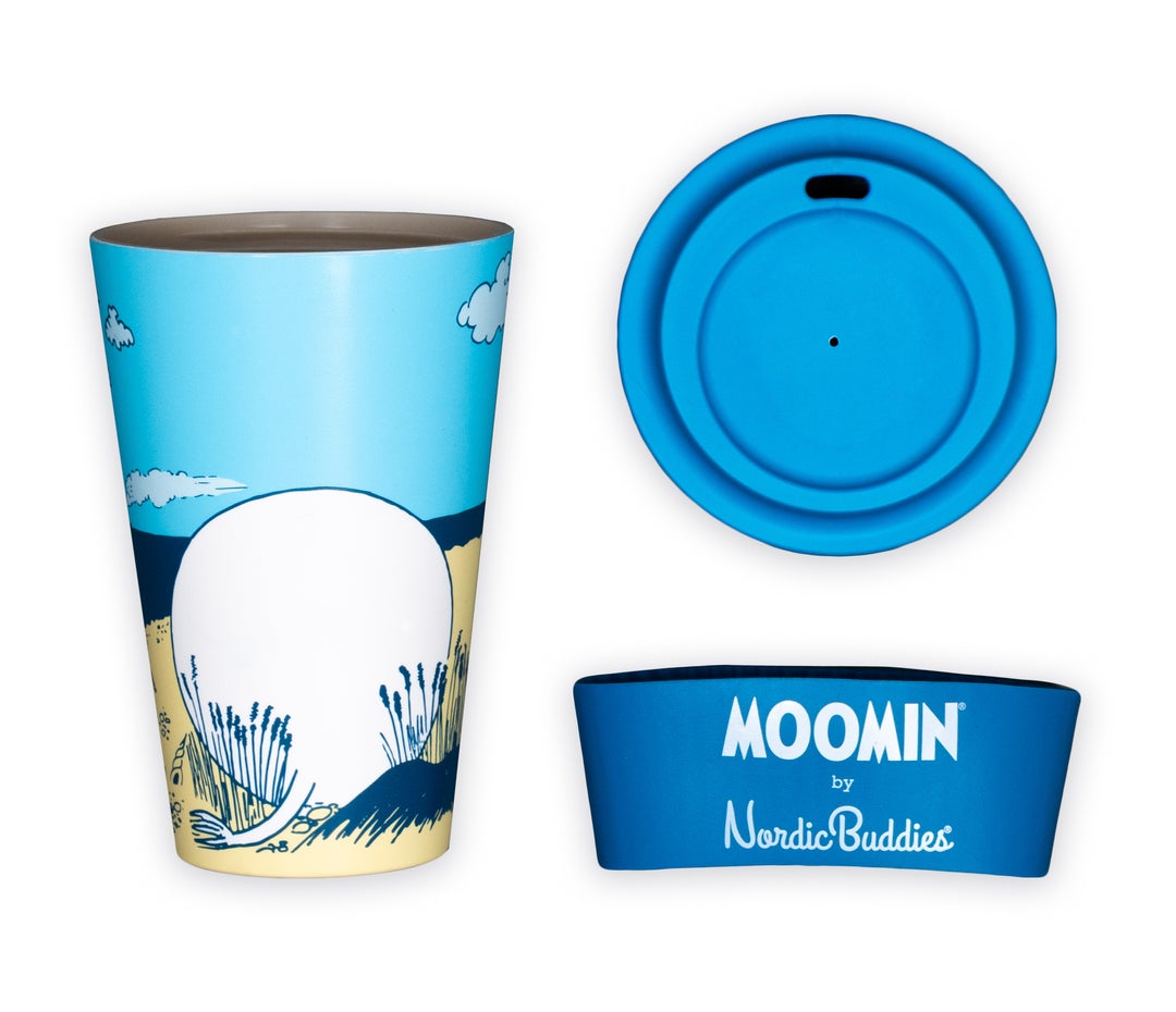 Mug Take Away: The Moomin role enjoys the summer
