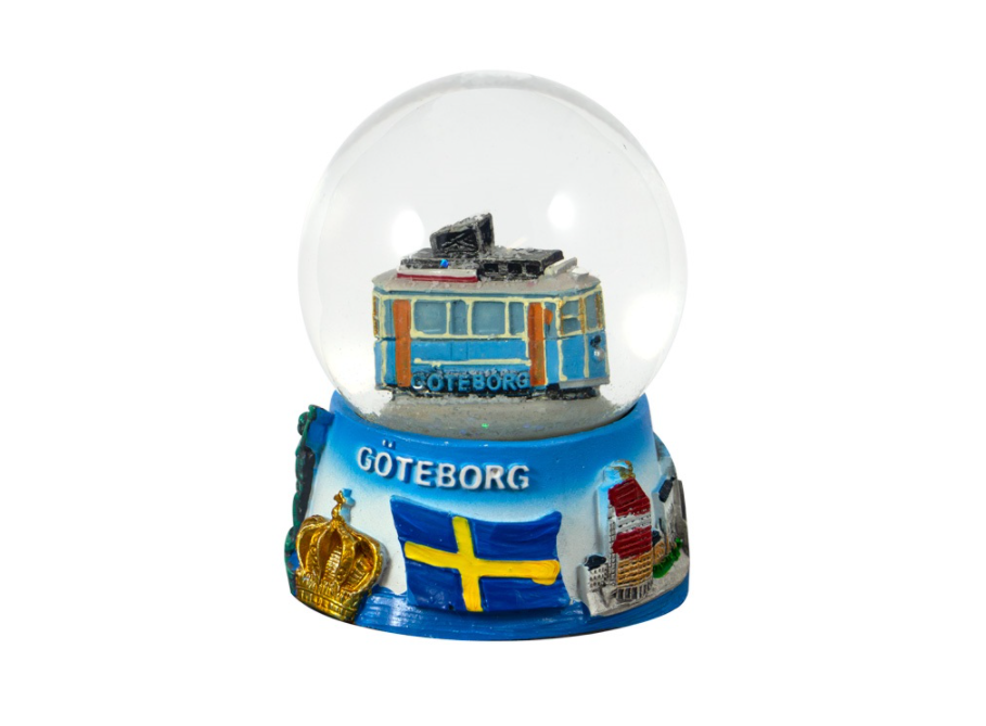 Water globe Gothenburg Tram 65mm