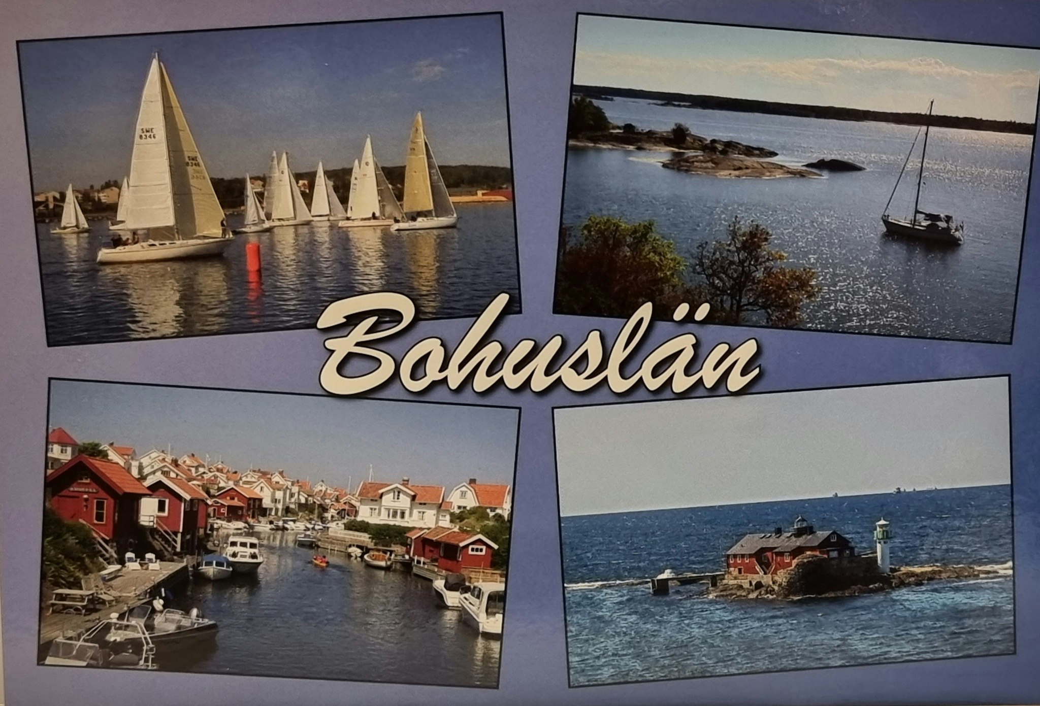 Vykort: Bohuslän, 170 x 115 mm