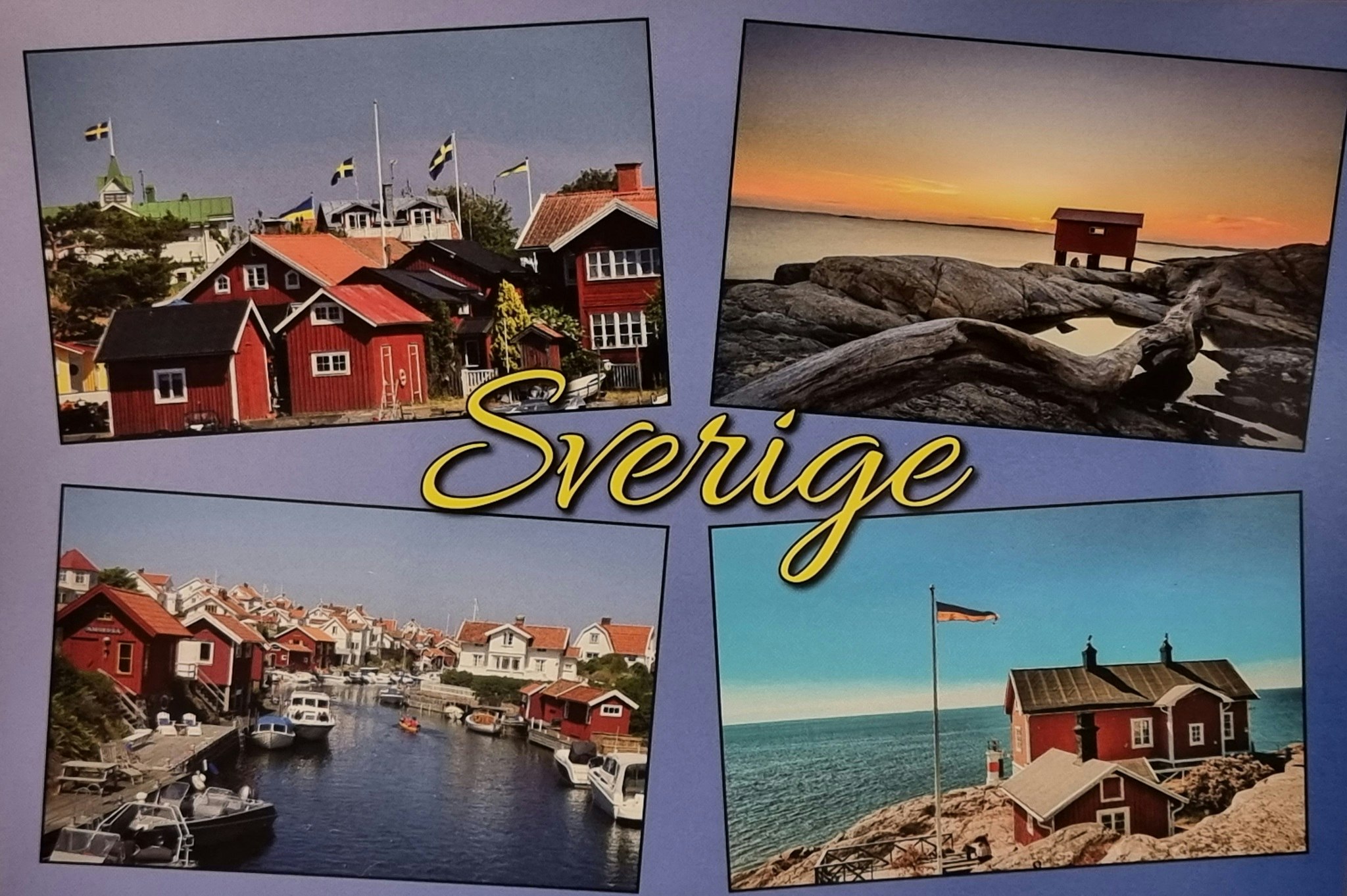 Postkarte: Schweden 170 x 115 mm