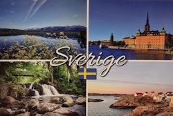 Vykort: Sweden 170 x 115 mm