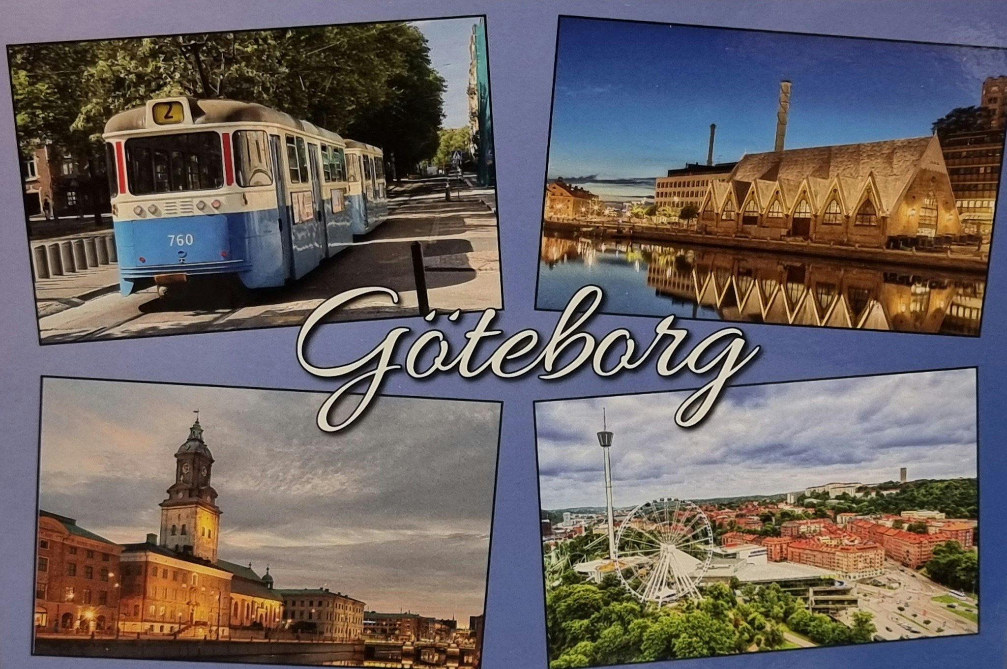 Postkarte: Göteborg 170 x 115 mm