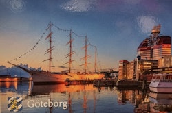 Postkarte: Göteborg Lippenstift, 170 x 115 mm