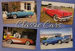 Vykort: Classic Cars, 170 x 115 mm