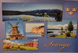 Postkarte: Schweden, 170 x 115 mm