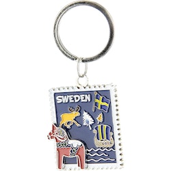 Keychain stamp Sweden