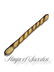 Long baguette with poppy seeds, artificial bread