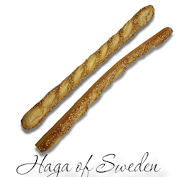 Long baguette with sesame seeds, artificial bread