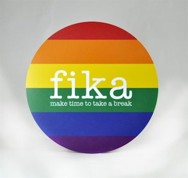 Posavasos FIKA, el arcoíris / Orgullo
