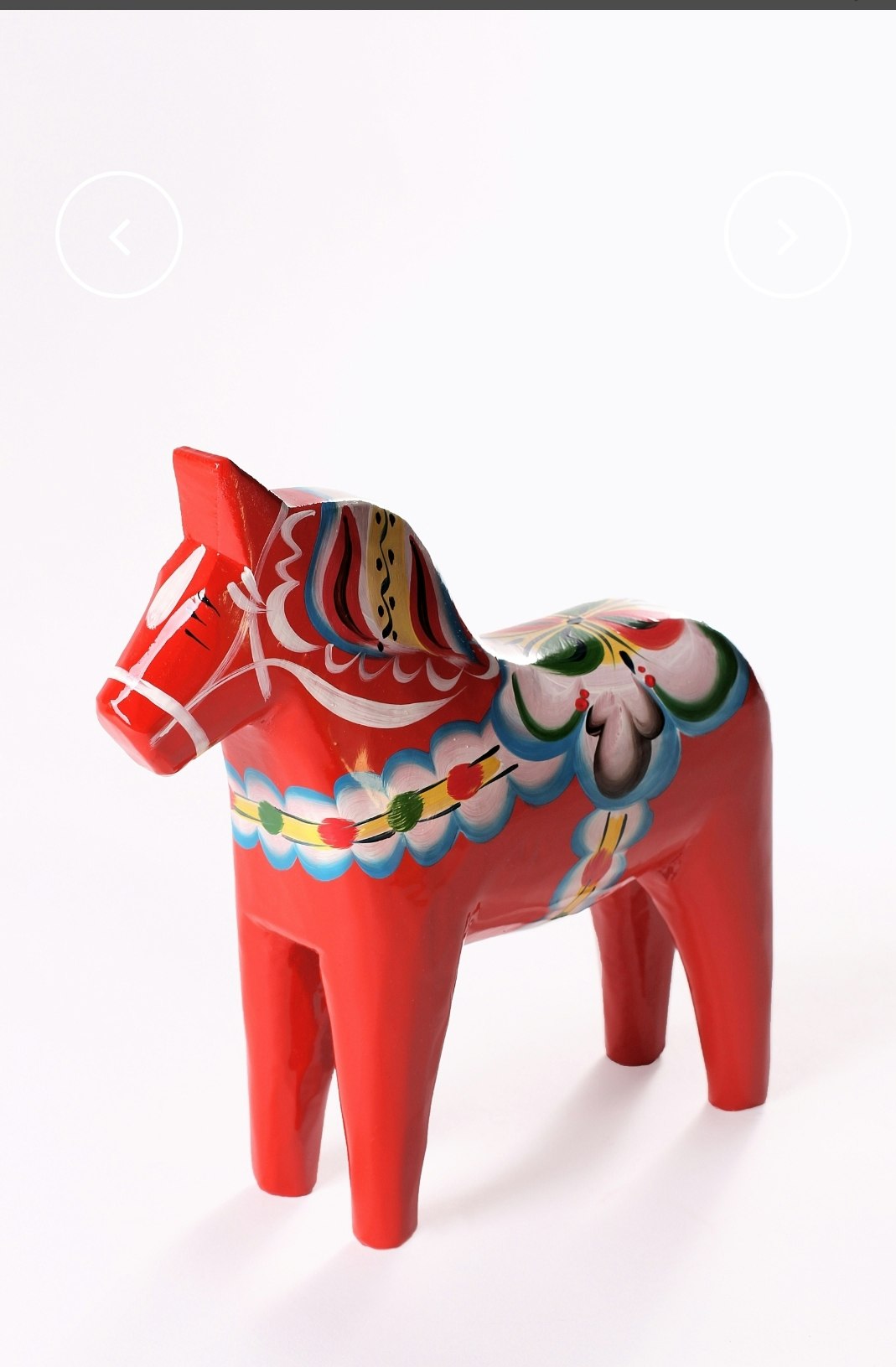 Original Dala horse:  Red color