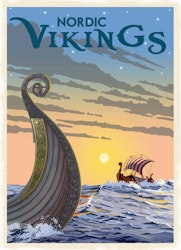 Postcard: Nordic Vikings 13x18cm