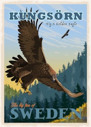 Postcard: Golden Eagle, (3 variants)