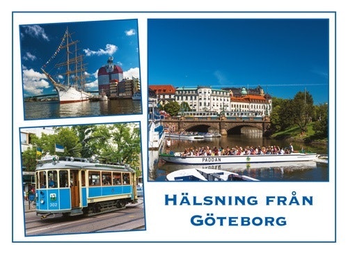 Postcard: Gothenburg, 148 x 105 mm