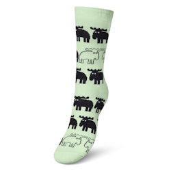 Socks Moose Pastel, green 36-40