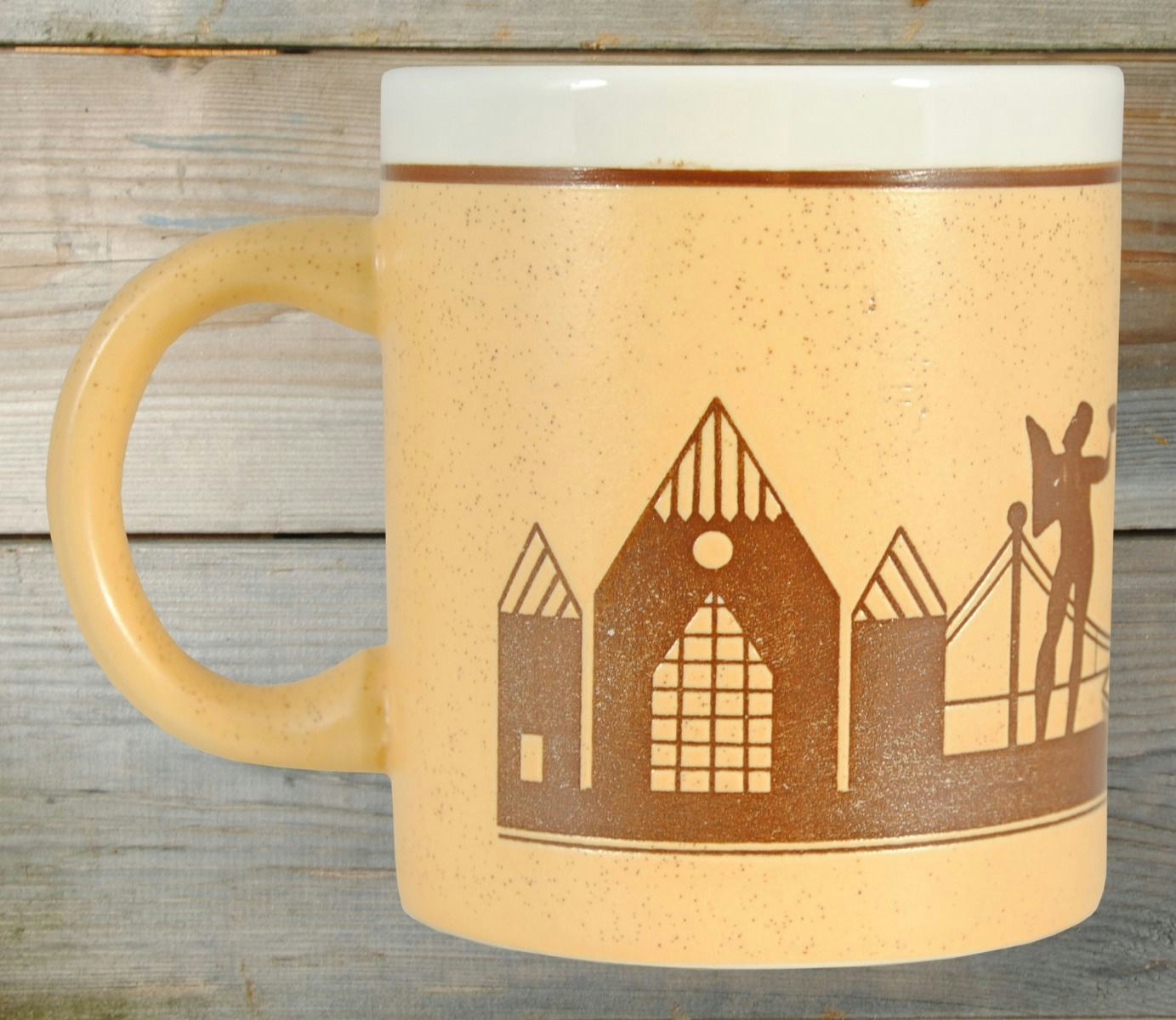 Mug, Gothenburg motif, Light brown
