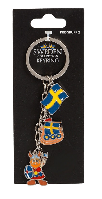 Key ring viking & viking ship