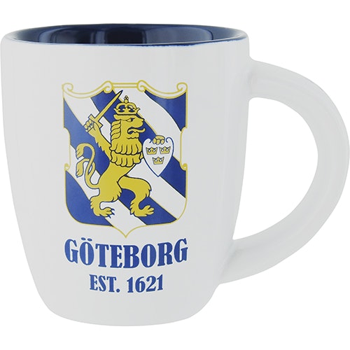 Espresso mug, Gothenburg coat of arms, 7cm