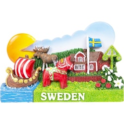 Magnet Sweden 3D collage